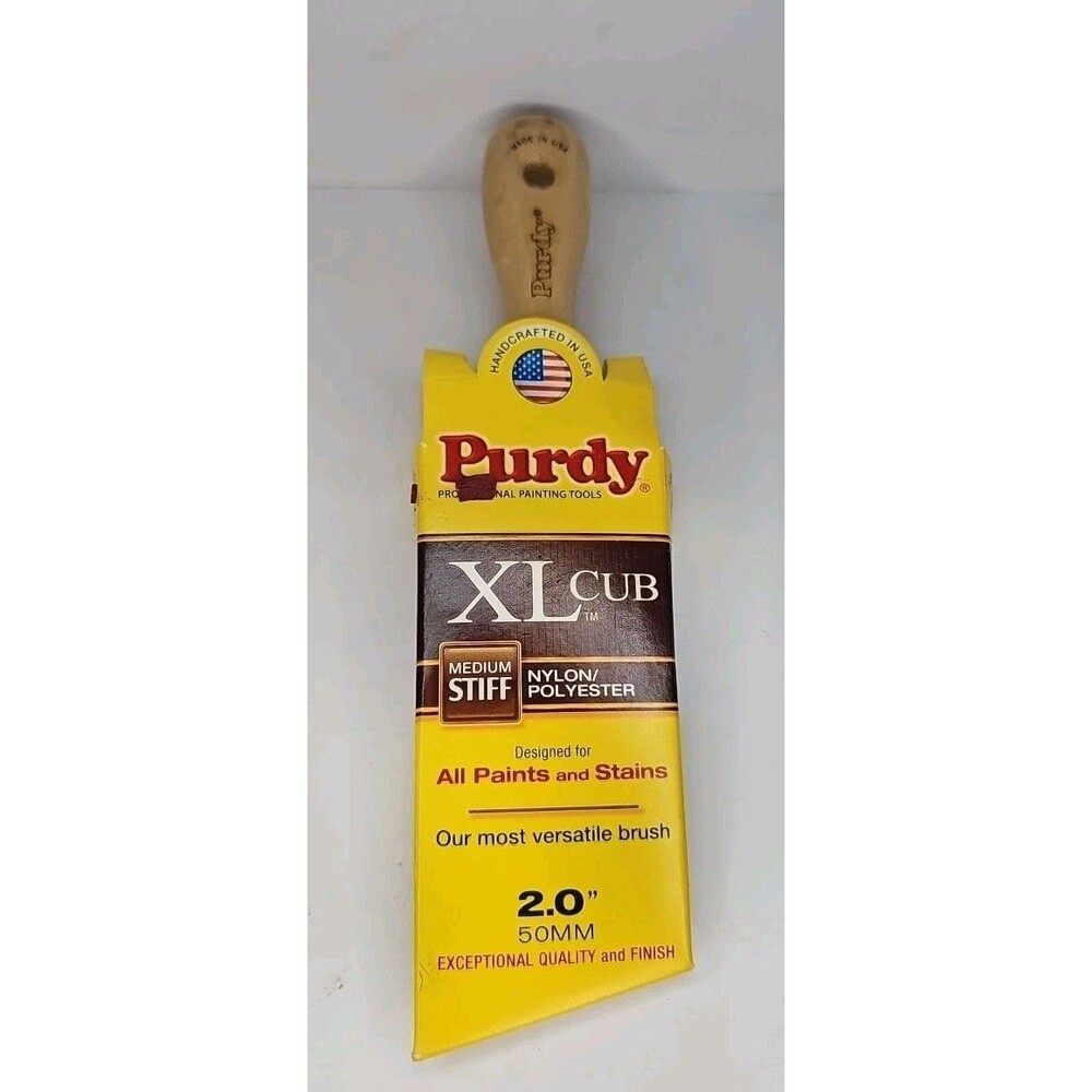 2" Purdy XL Cub Angled Sash Paint Brush Medium Stiff NEW